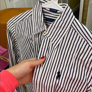 Ralph Lauren Blue Stripe Shirt